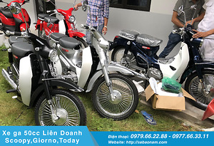 Xe máy Cub Classic 110cc Thailan Xanh Cửu Long ( Có Săm)