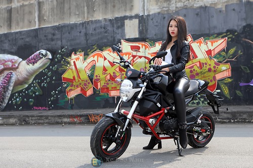 Xe m y Ducati Mini Monster 110 ch nh h ng