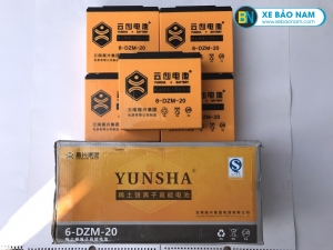 Ắc quy xe máy điện Yunsha 60V - 20Ah