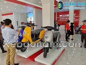 Xe máy điện Future DiBao màu vàng