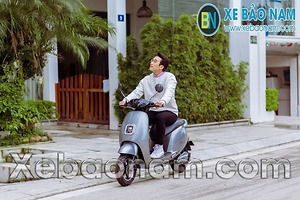 Xe máy điện Future DiBao màu xám