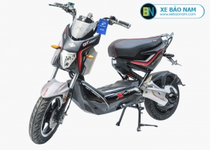 Xe máy điện Nijia xmen GT 2018 màu đen xám viền đỏ