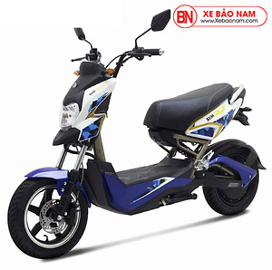 Xe máy điện Z1 SYM màu xanh