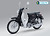 Xe máy Cub Classic 110cc Thailan Đen Bóng (Có Săm)