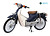 Xe máy 50cc cub màu xanh đậm ( vành đúc 17ich )
