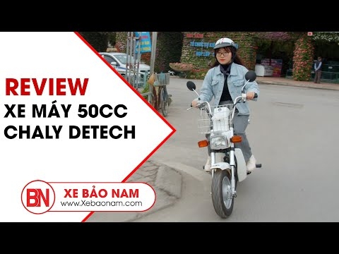 REVIEW XE MÁY 50cc CHALY DETECH 2020 ĐÈN VUÔNG